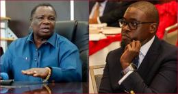 COTU boss Francis Atwoli (left) cautioned Nairobi Governor Johnson Sakaja he might be voted out in 2027.